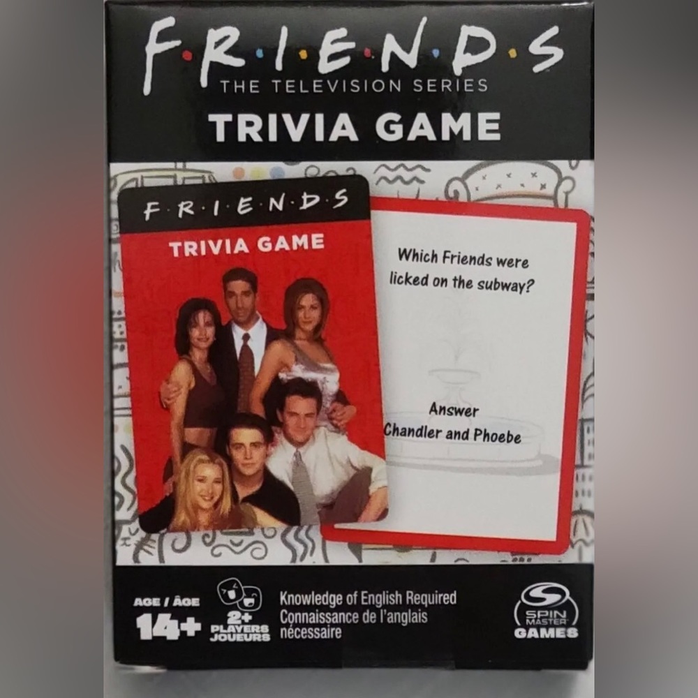 FRIENDS (the television show) trivia card game. Brand New in Box and Sealed.